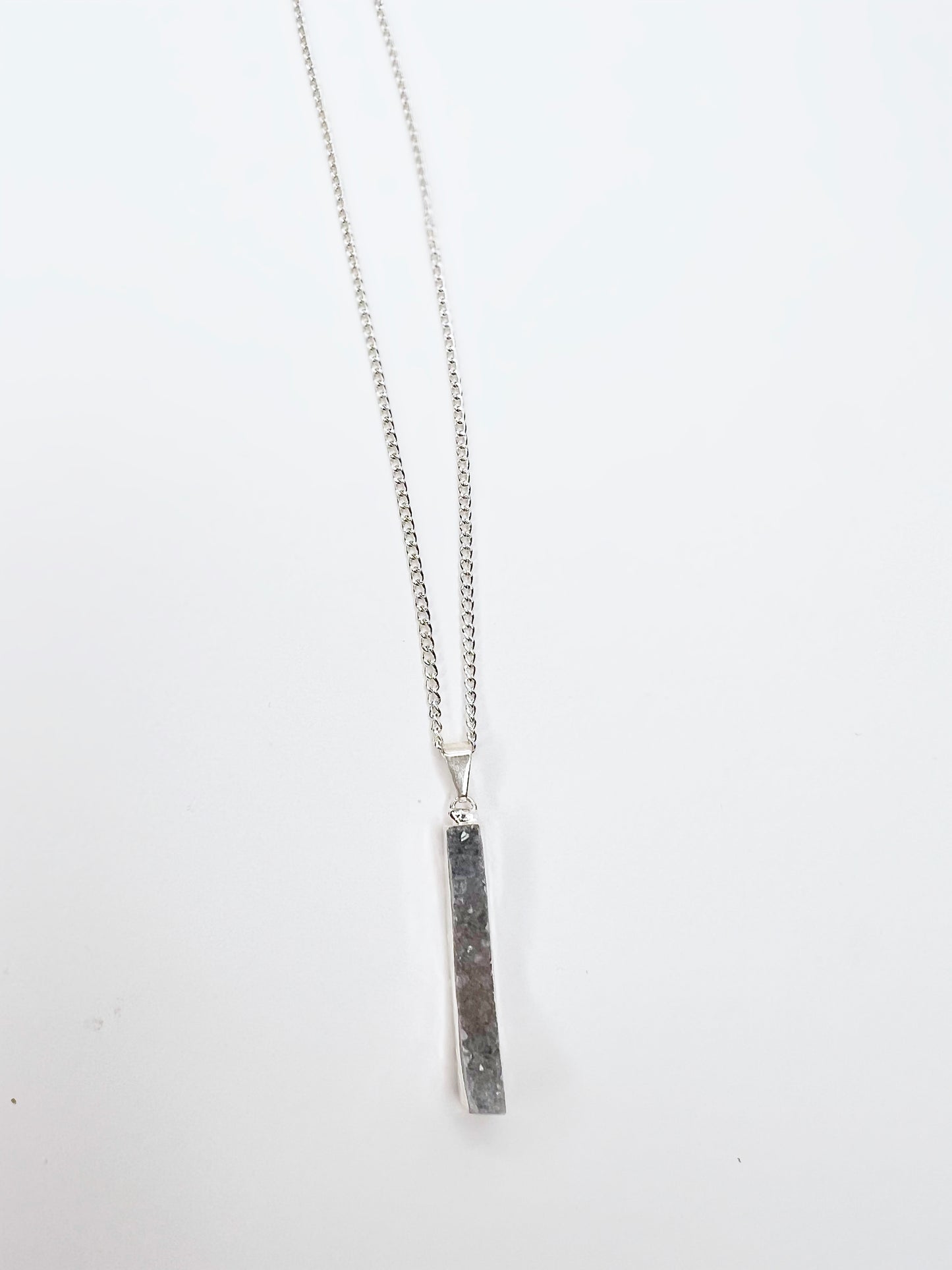 Drusy Drop Pendant