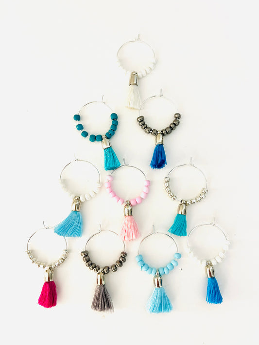 Tassel Wine Charms