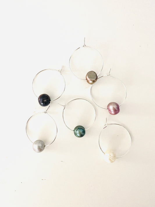 Freshwater Pearl Wine Charms