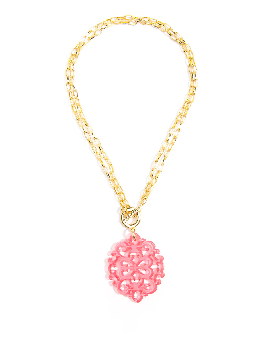 Damask Pendant Necklace