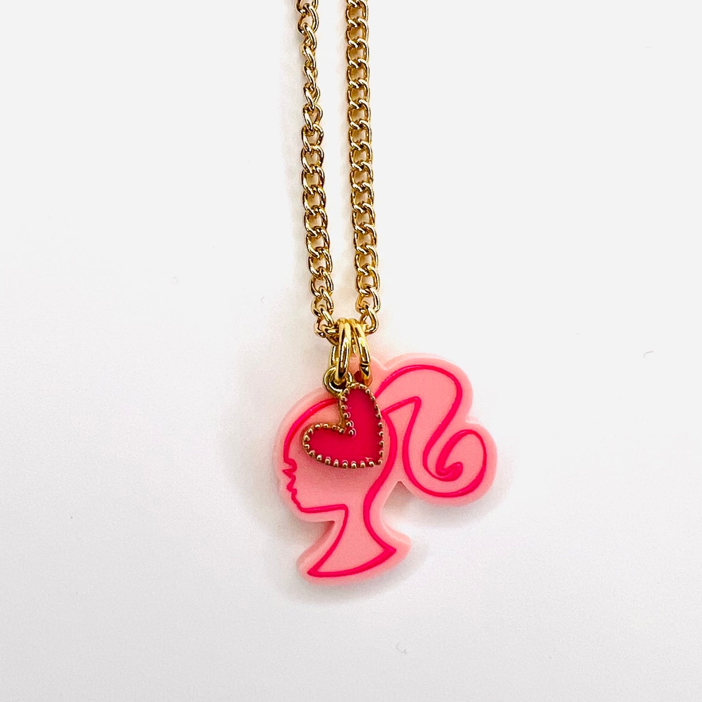 Barbie Heart Necklace