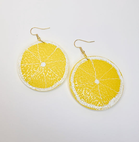 Lemon Slice Earrings