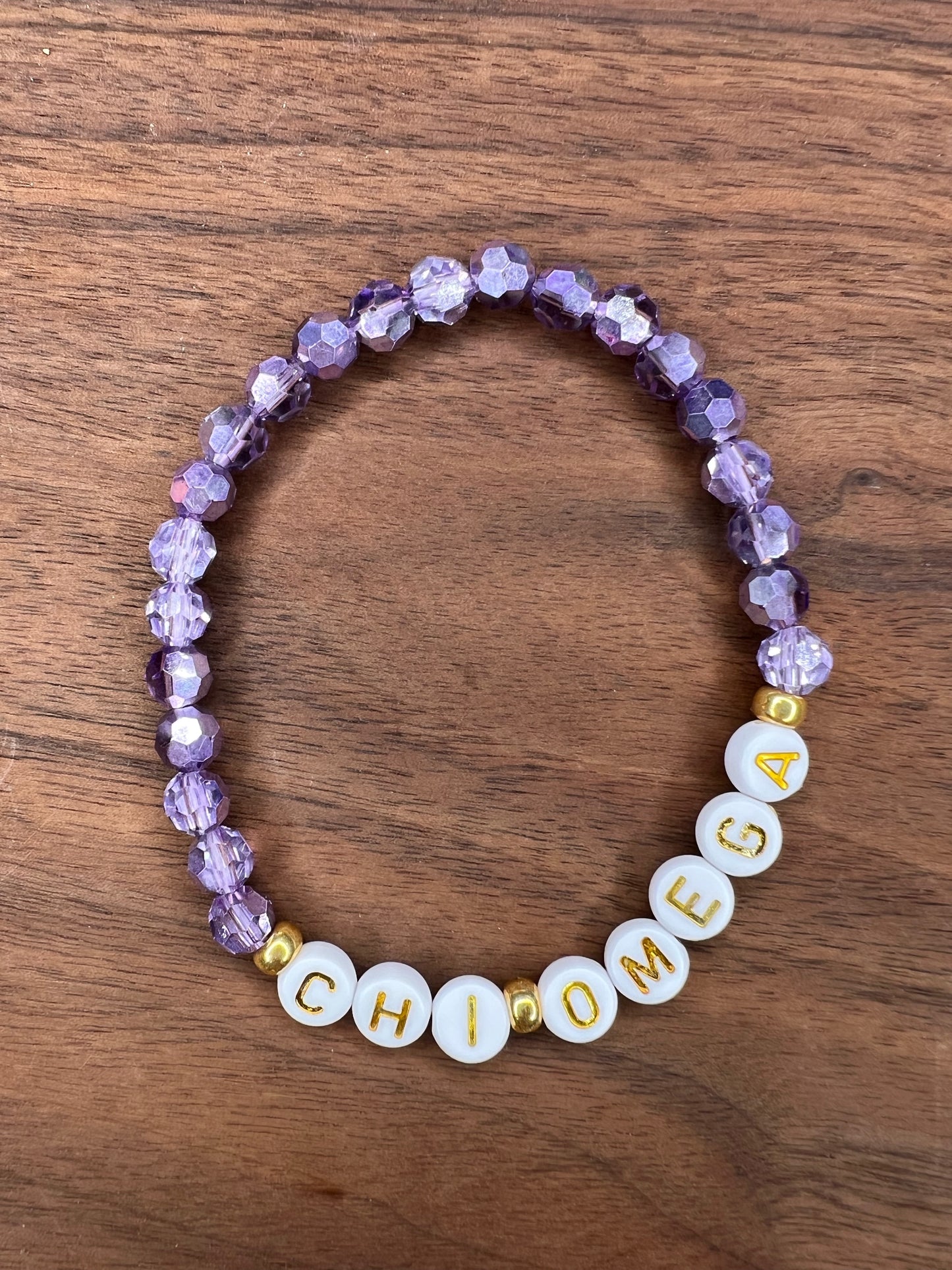 Custom Crystal Name Bracelets