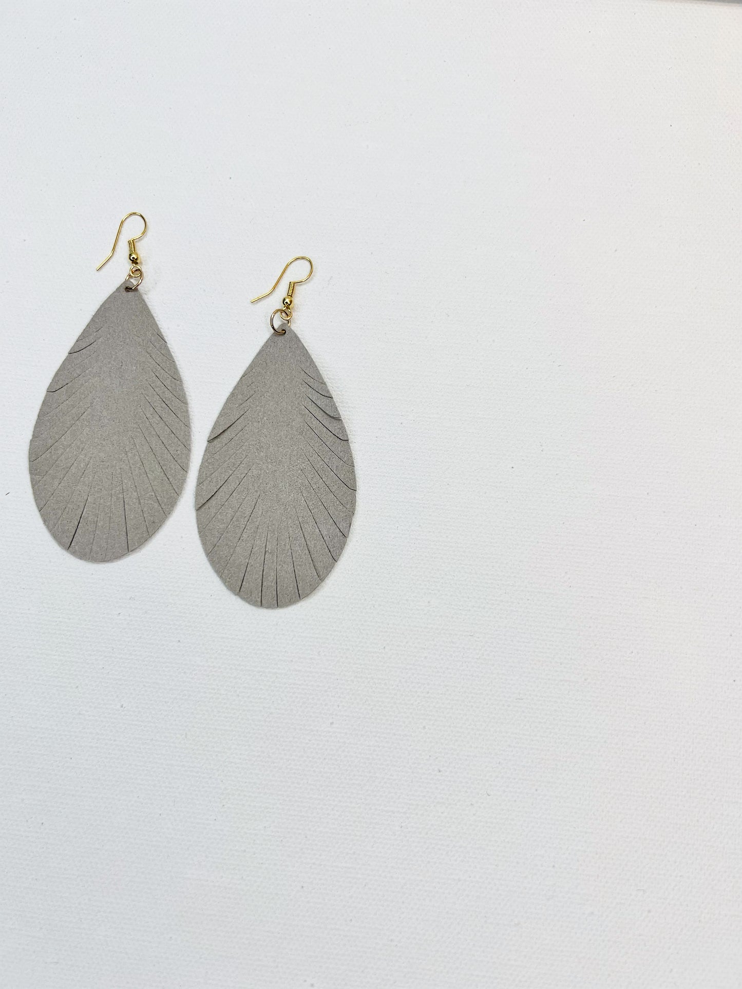 Feather Suede Earrings