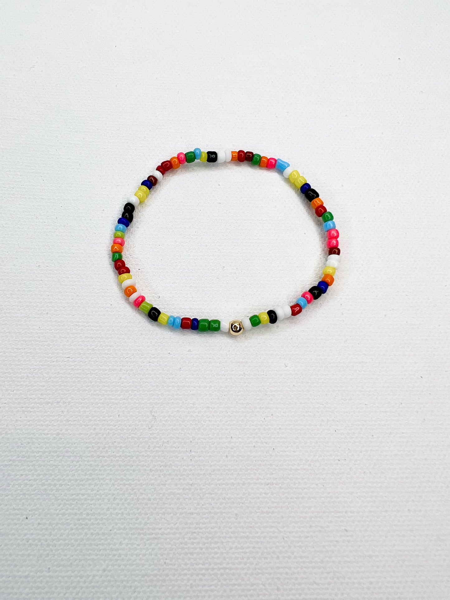 Multi Color Seed Bead Bracelet