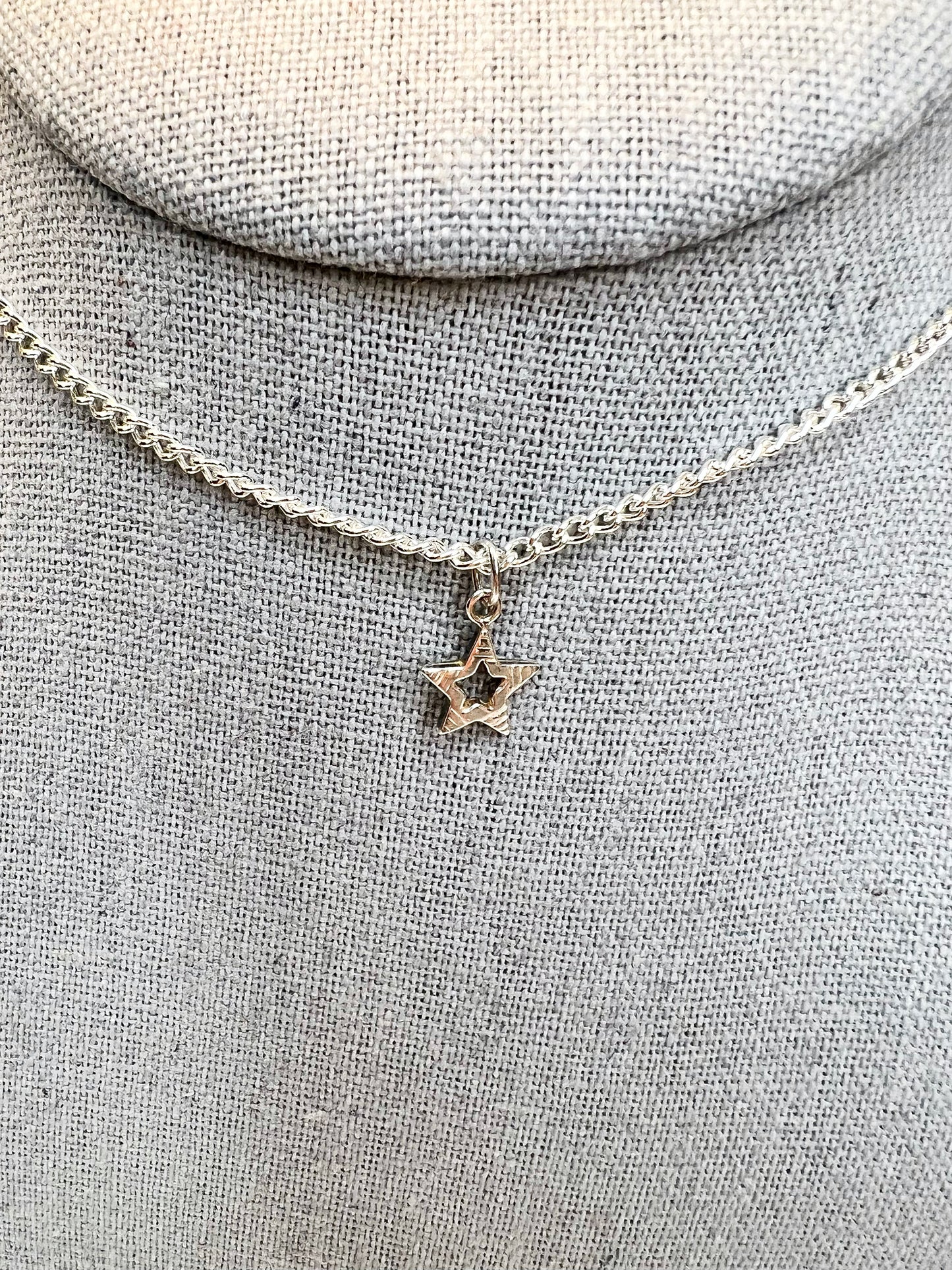 Silver Tiny Star Necklace