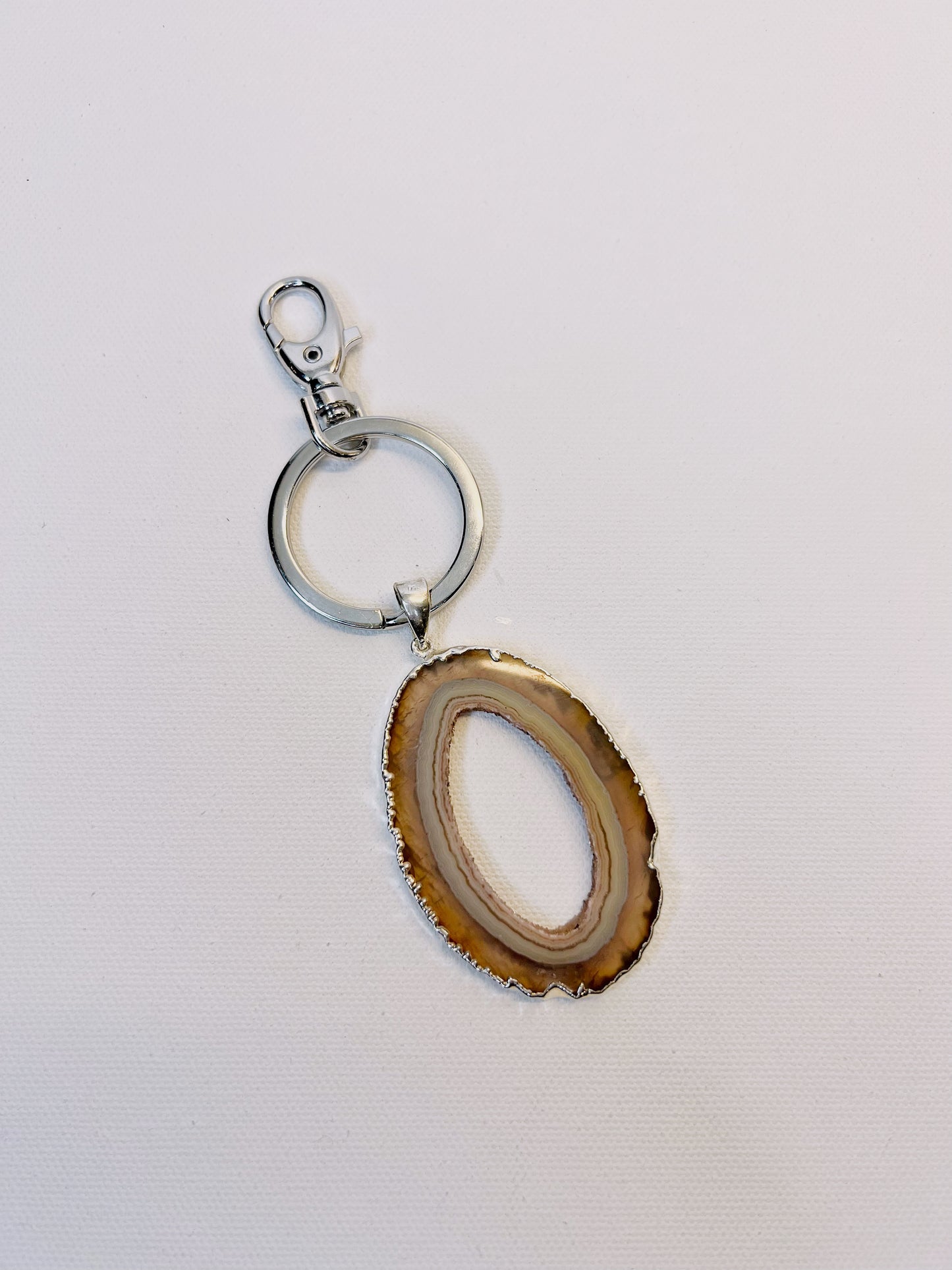 Geode Keychain